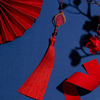 Μεταξένια χειροποίητη μαλακή φούντα για κοσμήματα κατασκευής κουρτινών ρούχων Κρεμαστό τσάντα κινητού τηλεφώνου DIY Project Σελιδοδείκτης Chinese Fringe Craft