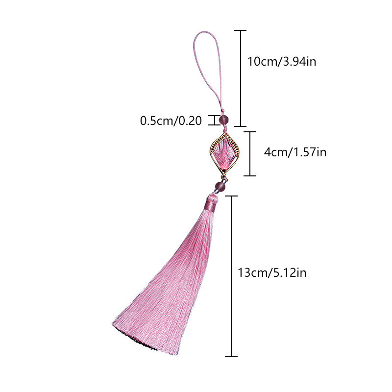 Zīdaini roku darbs, mīksts pušķis rotaslietu izgatavošanai Aizkaru apģērbi Mobilā telefona soma Kulons DIY Projekts Grāmatzīme Ķīniešu bārkstis amatniecība