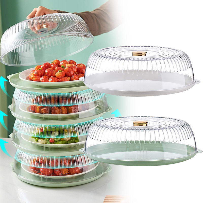 Elpojošs pārpalikums Nosedziet pārtiku Household Dome ar Handle pārtiku iekštelpu ballītei