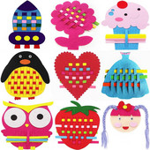 1 komplekts/somiņa filcs, rokām darināts pūces svārki, darināti rokdarbi bērniem rokasgrāmata agrīnās apmācības rotaļlietas bērnudārza mācību aprīkojums Ziemassvētku filcs