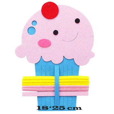 1 komplekts/somiņa filcs, rokām darināts pūces svārki, darināti rokdarbi bērniem rokasgrāmata agrīnās apmācības rotaļlietas bērnudārza mācību aprīkojums Ziemassvētku filcs