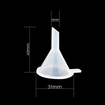 10 τμχ Small Plastic for Aroma Diffuser Bottle Mini Liquid Oil Funnels Labs Kitchen Cooking Accessories Συσκευασία Βοηθητικό εργαλείο