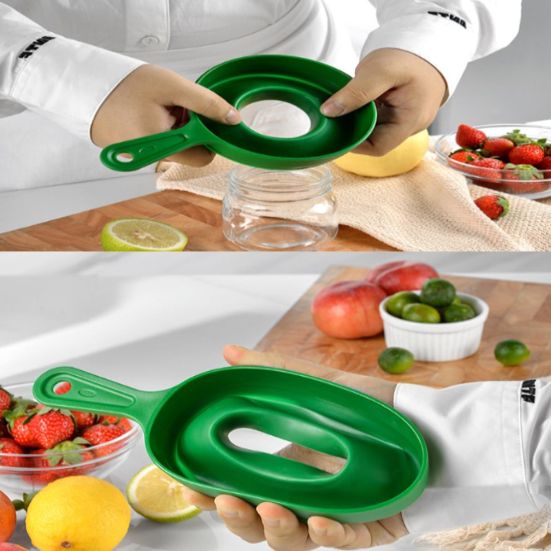 PP plastmasas saliekamā teleskopiskā piltuve platai mutei un burciņām Virtuves instrumenti Pārtika Silikona klases ievārījuma garšvielu liela konservēta piltuve