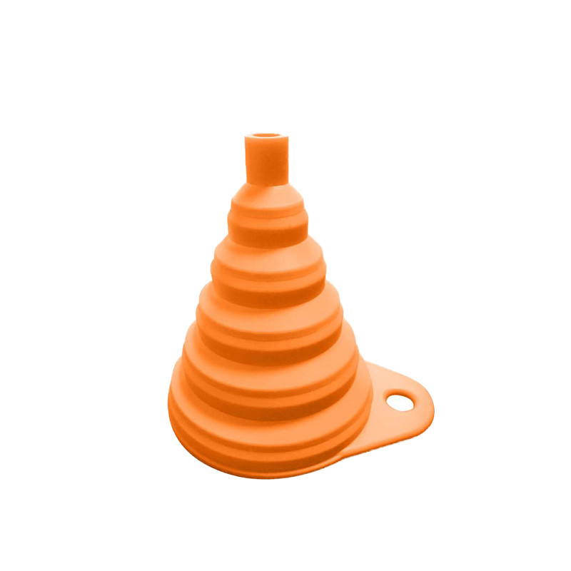 Silikona saliekamā teleskopiskā gara kakla piltuve Radoša mājsaimniecības šķidruma dozēšanas mini piltuve virtuves rīki