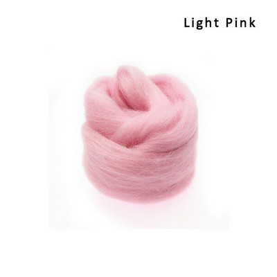 Jaunums 15 krāsas 10g/50g Filcēšana Vilna Šķiedra Mīksts Rotaļfilca audums Rotaļlietas Vilna Roku darbs Filcēšana Amatniecība DIY Festivāla dāvanas