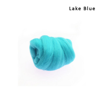 Jaunums 15 krāsas 10g/50g Filcēšana Vilna Šķiedra Mīksts Rotaļfilca audums Rotaļlietas Vilna Roku darbs Filcēšana Amatniecība DIY Festivāla dāvanas