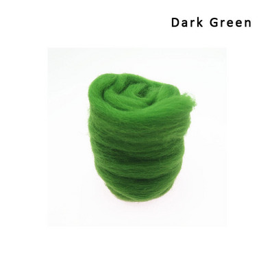 Jaunums 15 krāsas 10g/50g Filcēšana Vilna Šķiedra Mīksts Rotaļfilca audums Rotaļlietas Vilna Roku darbs Filcēšana Amatniecība DIY Festivāla dāvanas