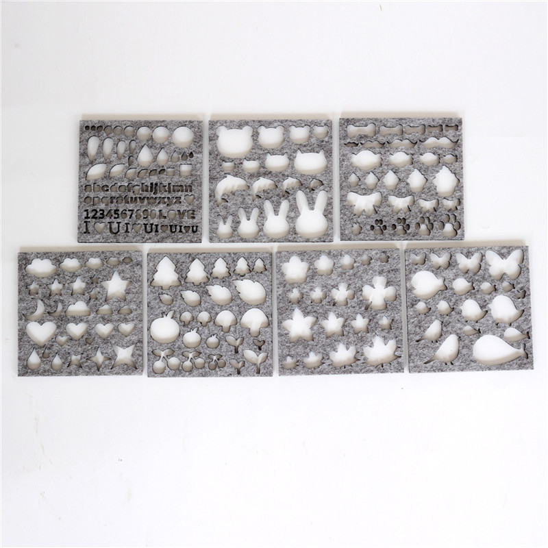 Izlases veida vilnas filca veidņu adatu filcēšana DIY Craft trafareti aplikācijas veidņu piederumi filca sākuma komplekta raksts Woolcraft iesācējiem