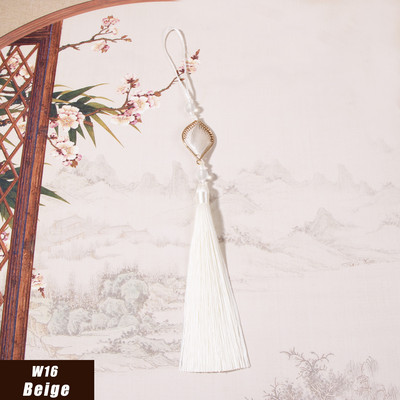 2gab ķīniešu stila pušķis zīda garās cilpas dekorēšana, satīna iekaramā virves apdares pušķi apģērbiem kulonu izrotāšana, amatniecība DIY