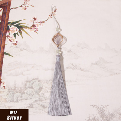 2gab ķīniešu stila pušķis zīda garās cilpas dekorēšana, satīna iekaramā virves apdares pušķi apģērbiem kulonu izrotāšana, amatniecība DIY