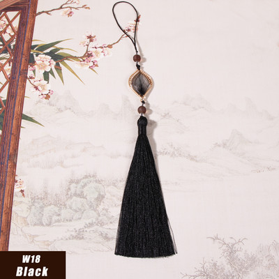 2gab ķīniešu stila pušķis zīda garās cilpas dekorēšana, satīna iekaramā virves apdares pušķi apģērbiem kulonu izrotāšana, amatniecība DIY