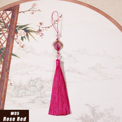 2gab ķīniešu stila pušķis zīda garās cilpas dekorēšana, satīna iekaramā virves apdares pušķi apģērbiem kulonu izrotāšana, amatniecība DIY