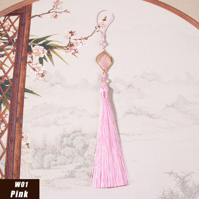 2gab ķīniešu stila pušķis zīda garās cilpas dekorēšana, satīna iekaramā virves apdares pušķi apģērbiem kulonu izrotāšana, amatniecība DIY