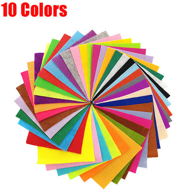 10-20 komada šarene netkane tkanine od filca, poliesterske tkanine od filca, DIY paketa za dječje albume za lutke, ručno rađene šivaće rukotvorine