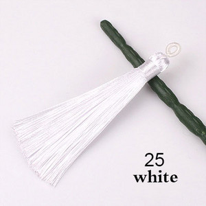 5/10kom 8cm poliester svilene rese Meke rese s omčama Svilene rese kist DIY nakit kućni dekor šivanje pribor za zavjese