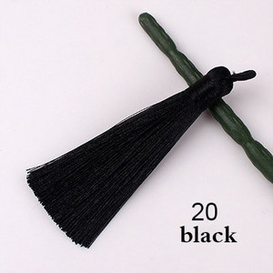 5/10kom 8cm poliester svilene rese Meke rese s omčama Svilene rese kist DIY nakit kućni dekor šivanje pribor za zavjese