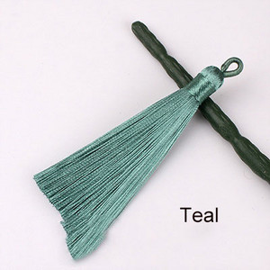 5/10kom 8cm poliester svilene rese Meke rese s omčama Svilene rese kist DIY nakit kućni dekor šivanje pribor za zavjese