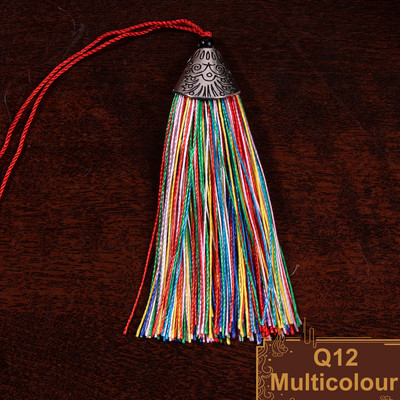 2gab krāsaini vintage pušķi grāmatzīmju DIY aizkaru kulonu šūšanas audumam dekoratīvam