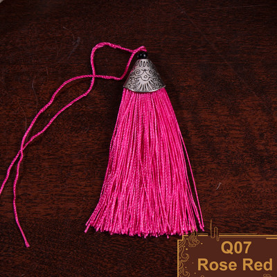 2gab krāsaini vintage pušķi grāmatzīmju DIY aizkaru kulonu šūšanas audumam dekoratīvam