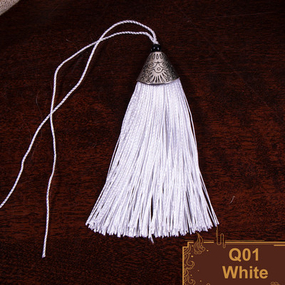 2gab krāsaini vintage pušķi grāmatzīmju DIY aizkaru kulonu šūšanas audumam dekoratīvam