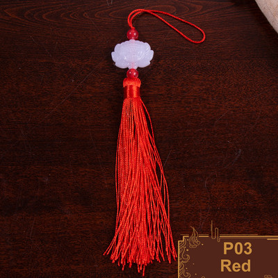 2gab. Divpusējs Lotosa pušķis Ķīnas retro baltā nefrīta pušķi nokarenām ausīm, krītošiem rotājumiem, dekoratīvs kulons