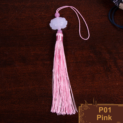 2gab. Divpusējs Lotosa pušķis Ķīnas retro baltā nefrīta pušķi nokarenām ausīm, krītošiem rotājumiem, dekoratīvs kulons