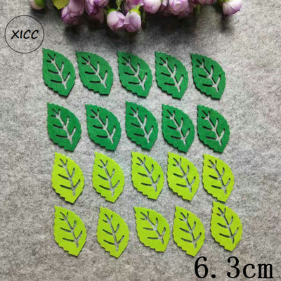 Skolas sienas dekorācijas lapas, rokām darinātas lapas, filca paliktnis, neausts zaļo koku plāksteris bērnudārza bērnu ballītei DIY amatniecības piederumi