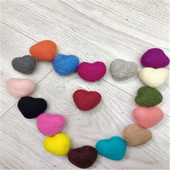 5gab Heart Craft Vilnas filca piederumi bērniem Filcēšana Roku darbs šūšanas rotaļlietas Rekvizīti Fotografija Piederumi Aplikācijas Ziemassvētku dāvanas