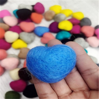 5gab Heart Craft Vilnas filca piederumi bērniem Filcēšana Roku darbs šūšanas rotaļlietas Rekvizīti Fotografija Piederumi Aplikācijas Ziemassvētku dāvanas