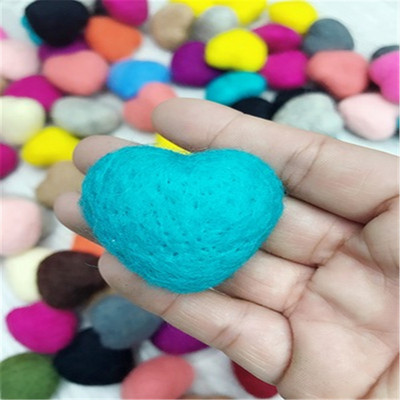 5gab Heart Craft Vilnas filca piederumi bērniem Filcēšana Roku darbs šūšanas rotaļlietas Rekvizīti Fotografija Piederumi Aplikācijas Ziemassvētku dāvanas