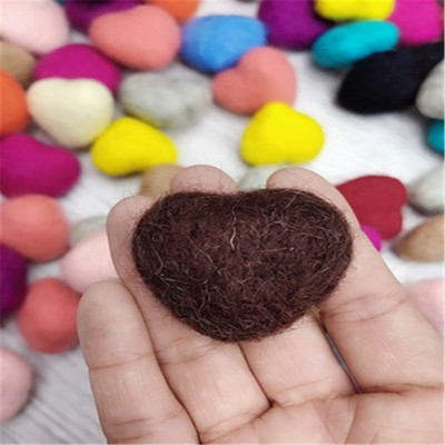 5gab Heart Craft Vilnas filca piederumi bērniem Filcēšana Roku darbs šūšanas rotaļlietas Rekvizīti Fotografija Piederumi Aplikācijas Ziemassvētku dāvanas