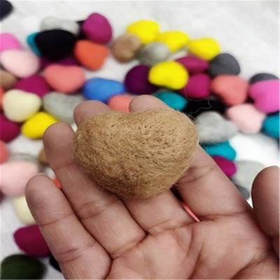 5gab Heart Craft Vilnas filca piederumi bērniem Filcēšana Roku darbs šūšanas rotaļlietas Rekvizīti Fotografija Piederumi Aplikācijas Ziemassvētku dāvanas