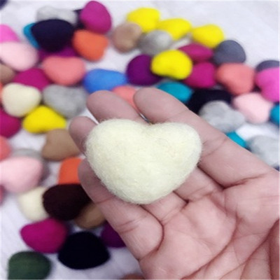 5gab Heart Craft Vilnas filca piederumi bērniem Filcēšana Roku darbs šūšanas rotaļlietas Rekvizīti Fotografija Piederumi Aplikācijas Ziemassvētku dāvanas