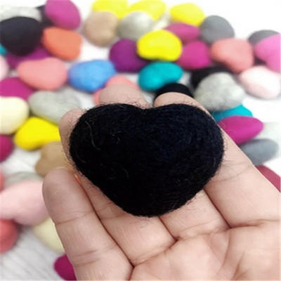 5gab Heart Craft Vilnas filca piederumi bērniem Filcēšana Roku darbs šūšanas rotaļlietas Rekvizīti Fotografija Piederumi Aplikācijas Ziemassvētku dāvanas