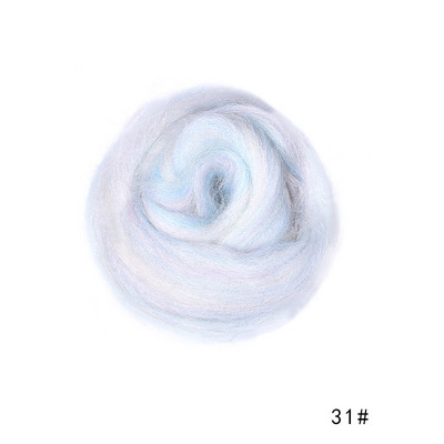 MIUSIE Merino Soft Roving vilnas šķiedras adatu filcēšana Dabiskā kolekcija dzīvnieku projektiem Filcēšana Vilnas DIY Lelles rokdarbi