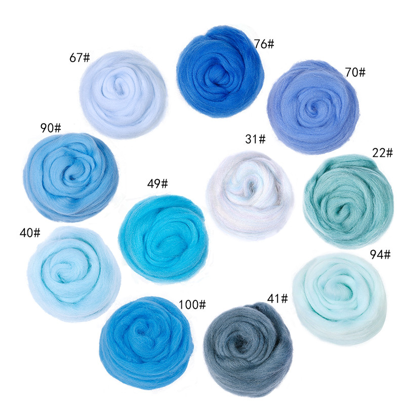 MIUSIE Merino Soft Roving vilnas šķiedras adatu filcēšana Dabiskā kolekcija dzīvnieku projektiem Filcēšana Vilnas DIY Lelles rokdarbi