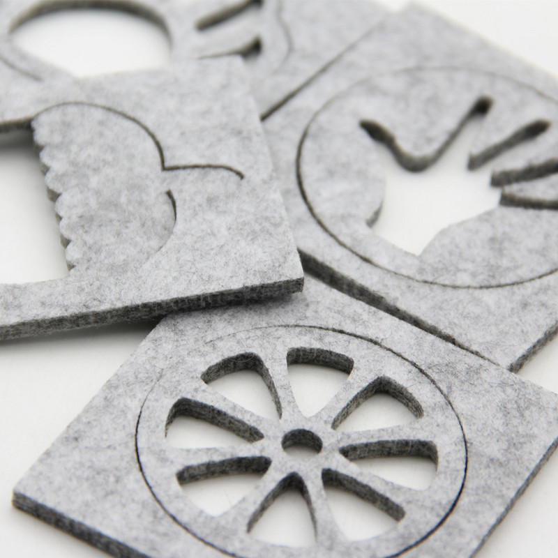 Vairāku stilu DIY Adatu Filcēšana Aplikācijas Filcs Veidnes Amatniecības Trafaretu veidnes Šūšanas Piederumi Iesācējs Amatniecība Vilnas filca izgatavošana