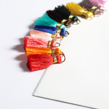 30τμχ 20mm Mini Rayon Φούντες DIY Craft Supplies Κρεμαστό για μπρελόκ Κρόσια Ράψιμο Ρούχα Αξεσουάρ Σκουλαρίκια Κοσμήματα Tasi
