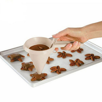 Форма за печене Регулируема крем шоколадова фуния Инструменти за декориране на торти Кухненски дозатор за тесто за сладкиши Фуния за бонбони Торта за печене