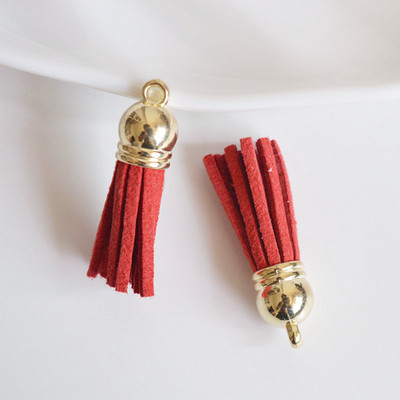 10 gab. 37 mm krāsains mākslīgās ādas pušķis atslēgu piekariņam, mobilo tālruņu siksnām, rotaslietas, DIY kulonu piekariņi.