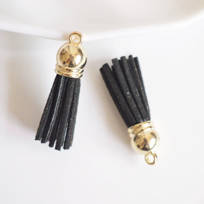 10 gab. 37 mm krāsains mākslīgās ādas pušķis atslēgu piekariņam, mobilo tālruņu siksnām, rotaslietas, DIY kulonu piekariņi.