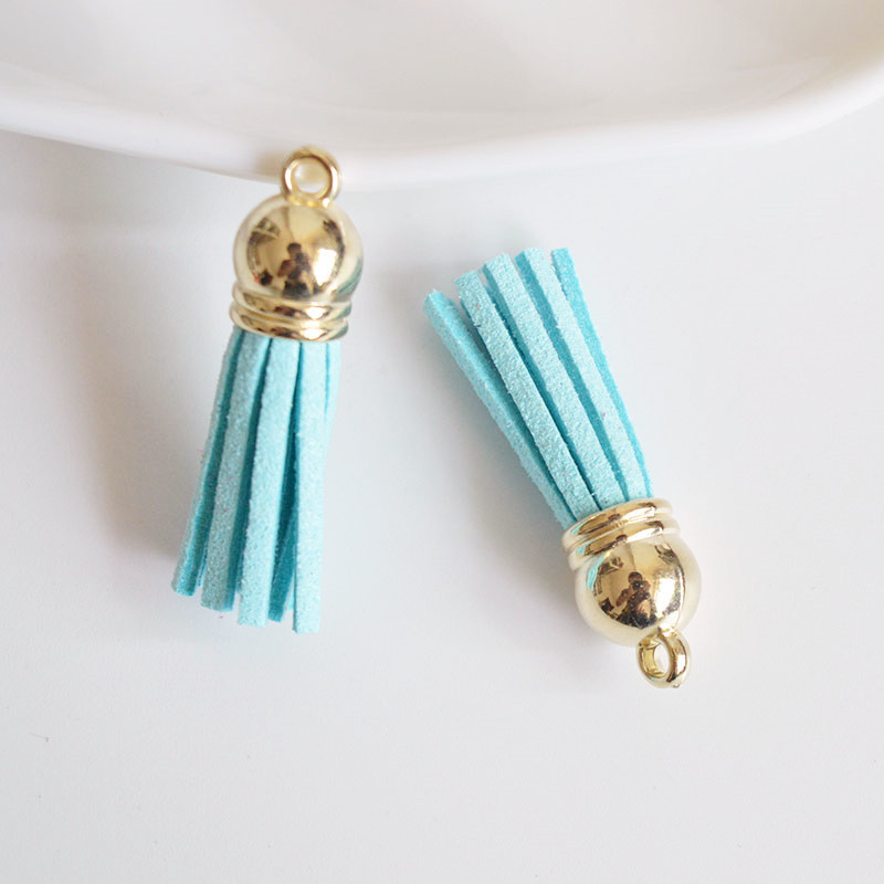 10 gab. 37 mm krāsains mākslīgās ādas pušķis atslēgu piekariņam, mobilo tālruņu siksnām, rotaslietas, DIY kulonu piekariņi.