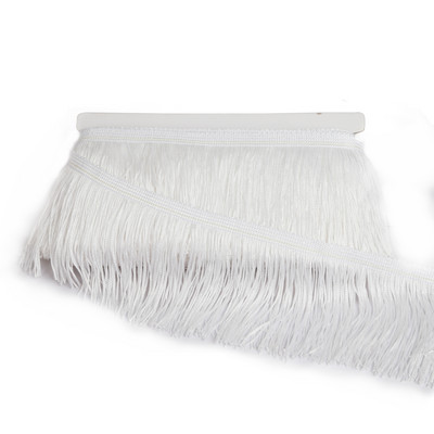 Bārkstis mežģīņu platums 10cm pušķis poliestera mežģīņu apdare lente latīņu deju svārku dekorēšanai aizkaru audums šūšanai DIY aksesuāri