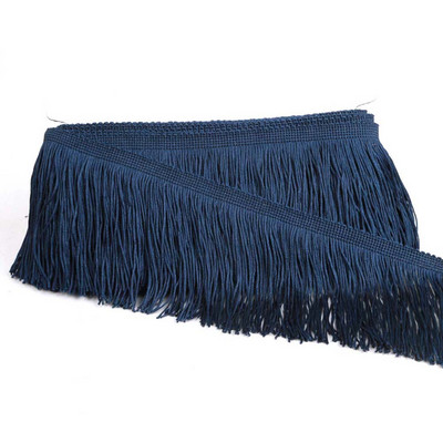 Bārkstis mežģīņu platums 10cm pušķis poliestera mežģīņu apdare lente latīņu deju svārku dekorēšanai aizkaru audums šūšanai DIY aksesuāri