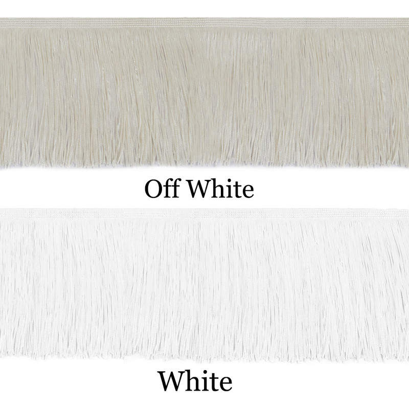 Bārkstis mežģīņu platums 10cm pušķis poliestera mežģīņu apdare lente latīņu deju svārku dekorēšanai aizkaru audums šūšanai DIY aksesuāri