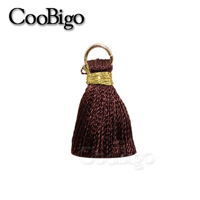 50gab Poliestera bārkstis pušķu apmales šūšanas aizkari Aksesuāri DIY atslēgu piekariņi Mobilā telefona siksniņas Kulonu pušķi rotaslietu izgatavošanai