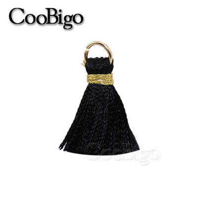 50gab Poliestera bārkstis pušķu apmales šūšanas aizkari Aksesuāri DIY atslēgu piekariņi Mobilā telefona siksniņas Kulonu pušķi rotaslietu izgatavošanai