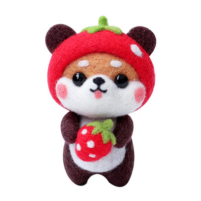 LMDZ 1Gb vilnas filca materiālu komplekts lelles vilnas filca ar rokām darināts adatu filcēšanas komplekts, kas nav pabeigts, izdurts komplekts amatniecības hobijam.