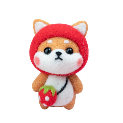 LMDZ 1Gb vilnas filca materiālu komplekts lelles vilnas filca ar rokām darināts adatu filcēšanas komplekts, kas nav pabeigts, izdurts komplekts amatniecības hobijam.