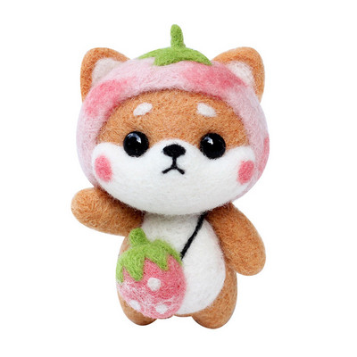 LMDZ 1Gb vilnas filca materiālu komplekts lelles vilnas filca ar rokām darināts adatu filcēšanas komplekts, kas nav pabeigts, izdurts komplekts amatniecības hobijam.